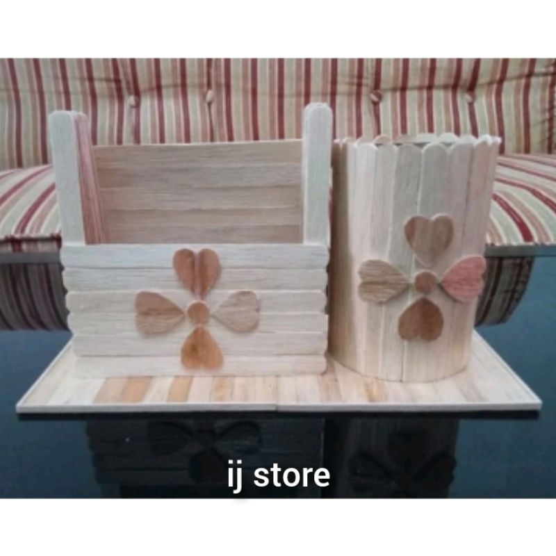 

tempat pensil stik es krim