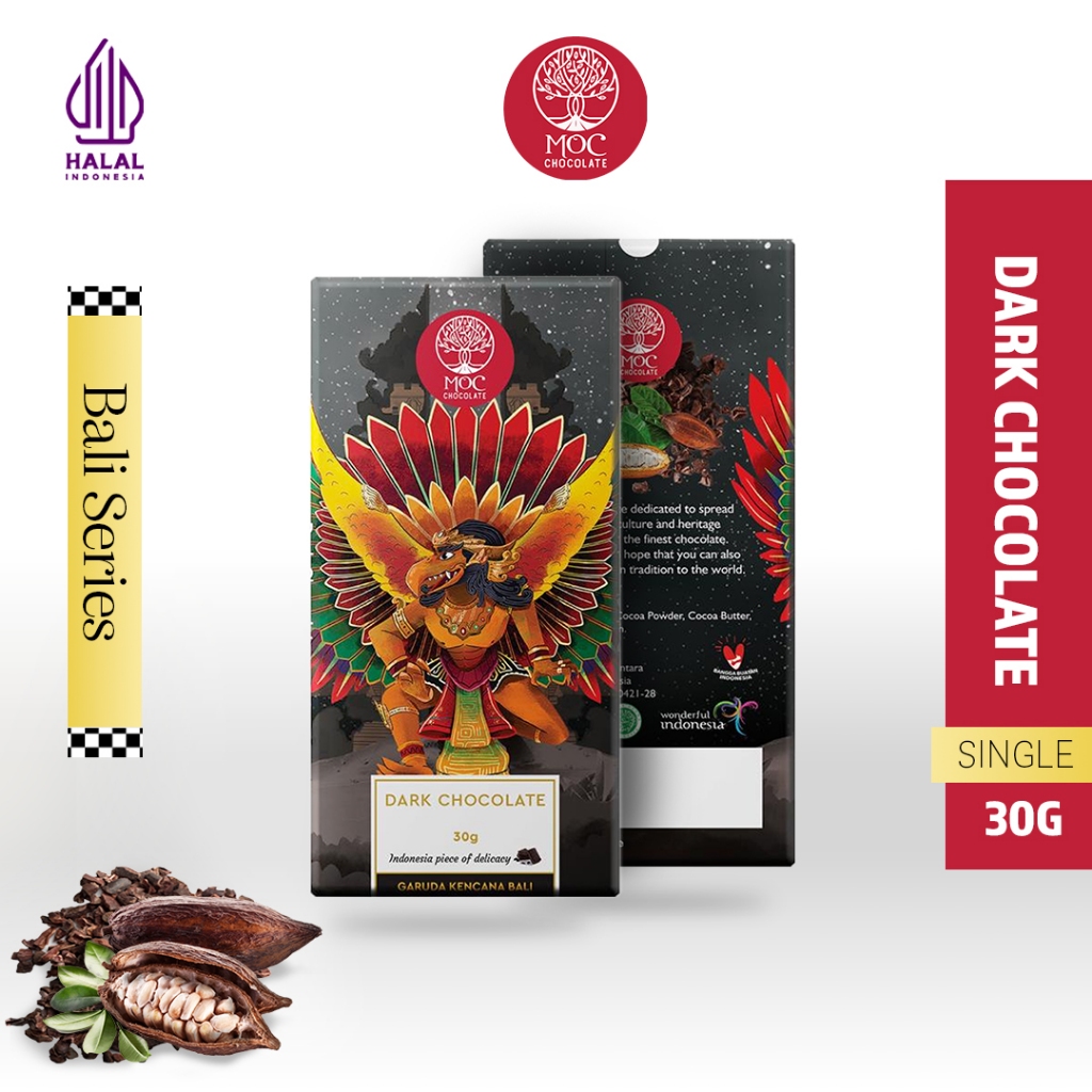 

MOC Chocolate Bali Series - Dark Chocolate 30 Gram (Single)