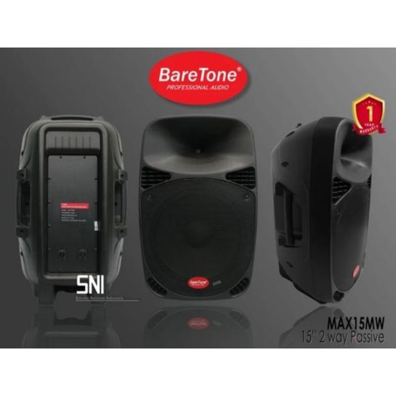 speaker pasif baretone 15inch 1set 2buah speaker (original)