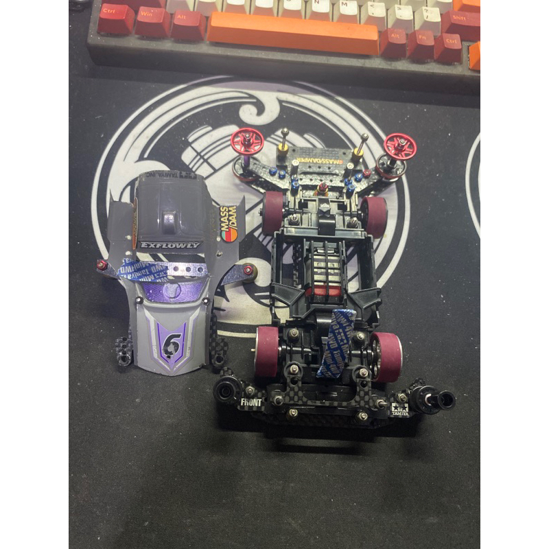 tamiya STO 100 front sliding AT, rear anchor walet