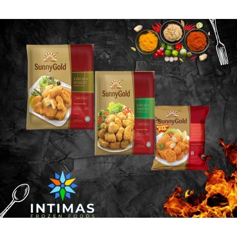

Sunny Gold nugget pop, nugget tempura nugget ori