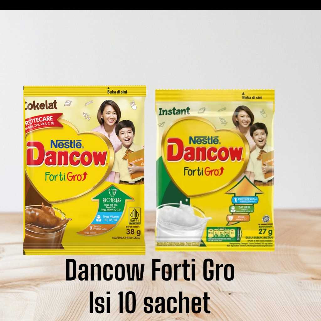 

DANCOW FERTI GRO RASA COKELAT DAN VANILLA 34G / MINUMAN BERGIZI / RASA COKELAT / RASA VANILLA*