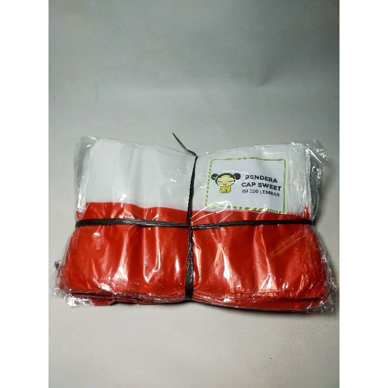 Grosir Bendera Plastik Merah Putih Bendera Plastik 1000 Lembar Indonesia Hiasan Kemerdekaan