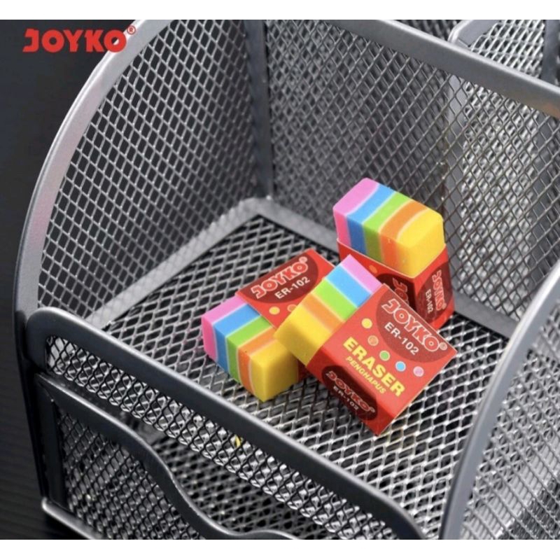 

ERASER/STIP PENSIL/PENGHAPUS PENSIL JOYKO ER-102 LAPIS WARNA ( ISI 5 BIJI)