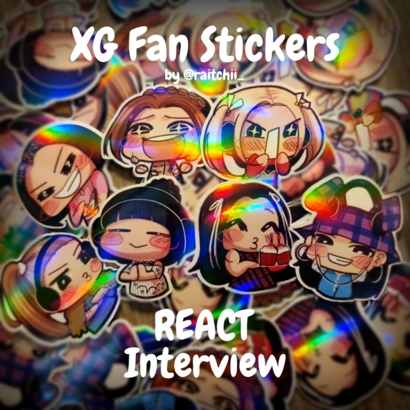 

XG Fanmade Stickers by @Raitchii_ [REACT Interview] JURIN CHISA HINATA HARVEY JURIA MAYA COCONA