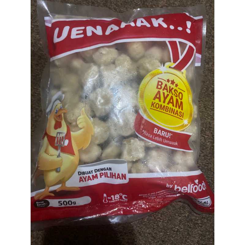 

belfoods uenaaak baso ayam mini 500 gram