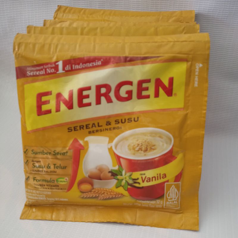 

Energen sereal dan susu rasa vanilla