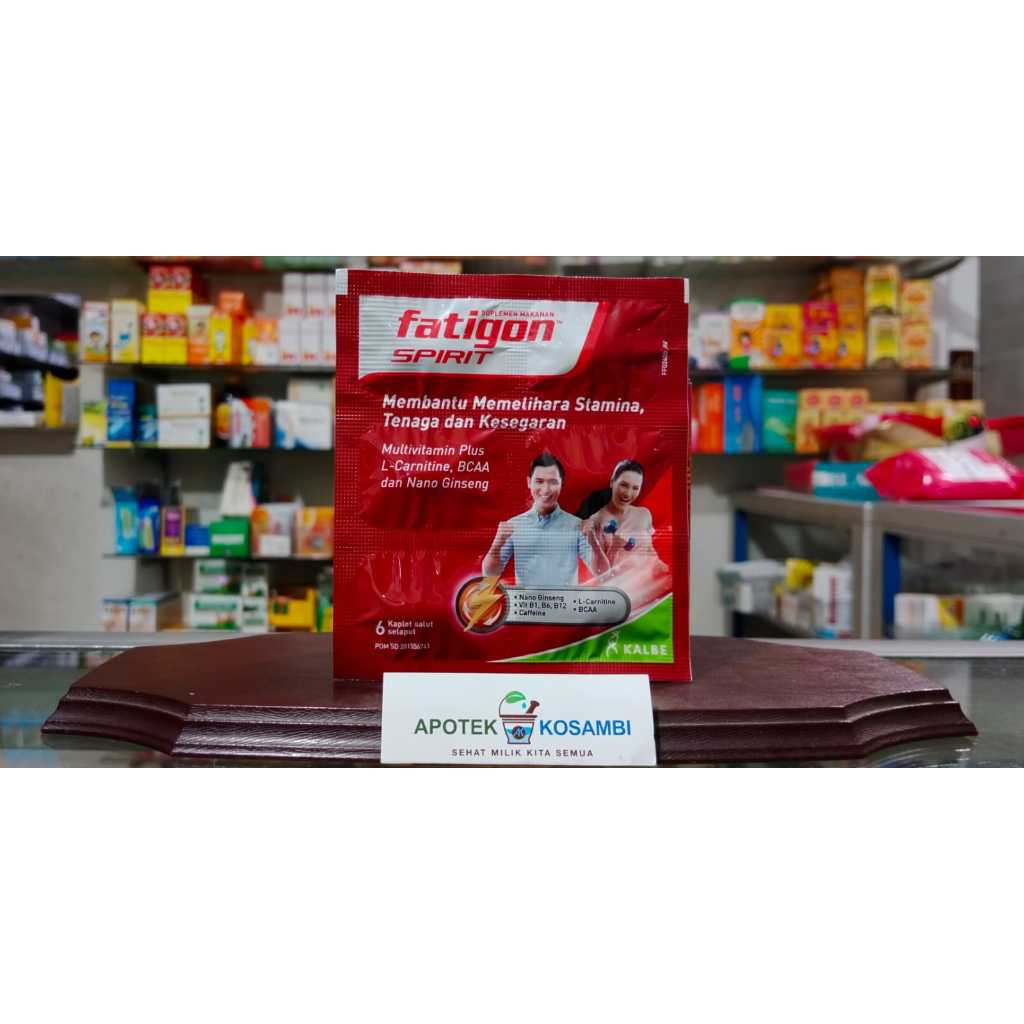 (MERAH) FATIGON SPIRIT 6 KAPLET