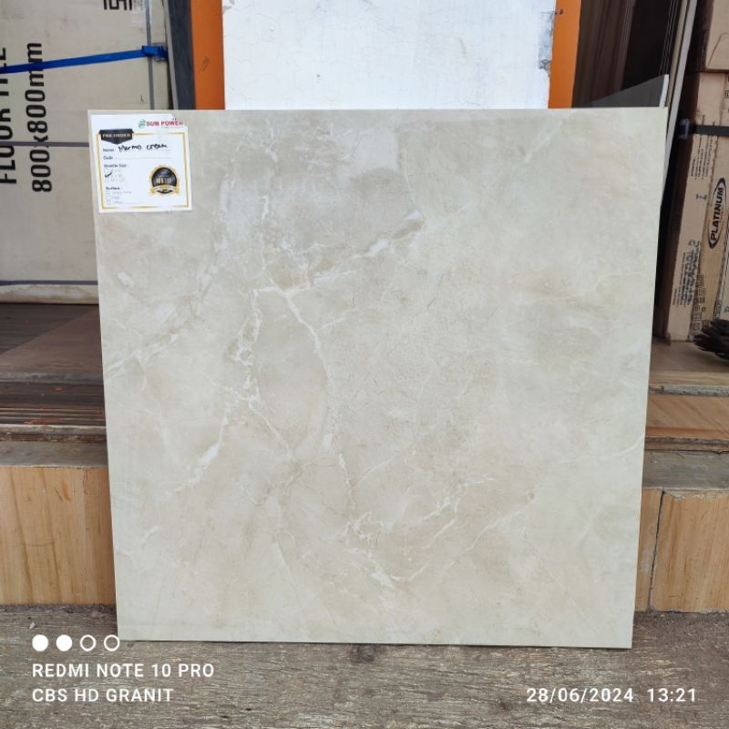 granit lantai uk 60x60 marmo cream