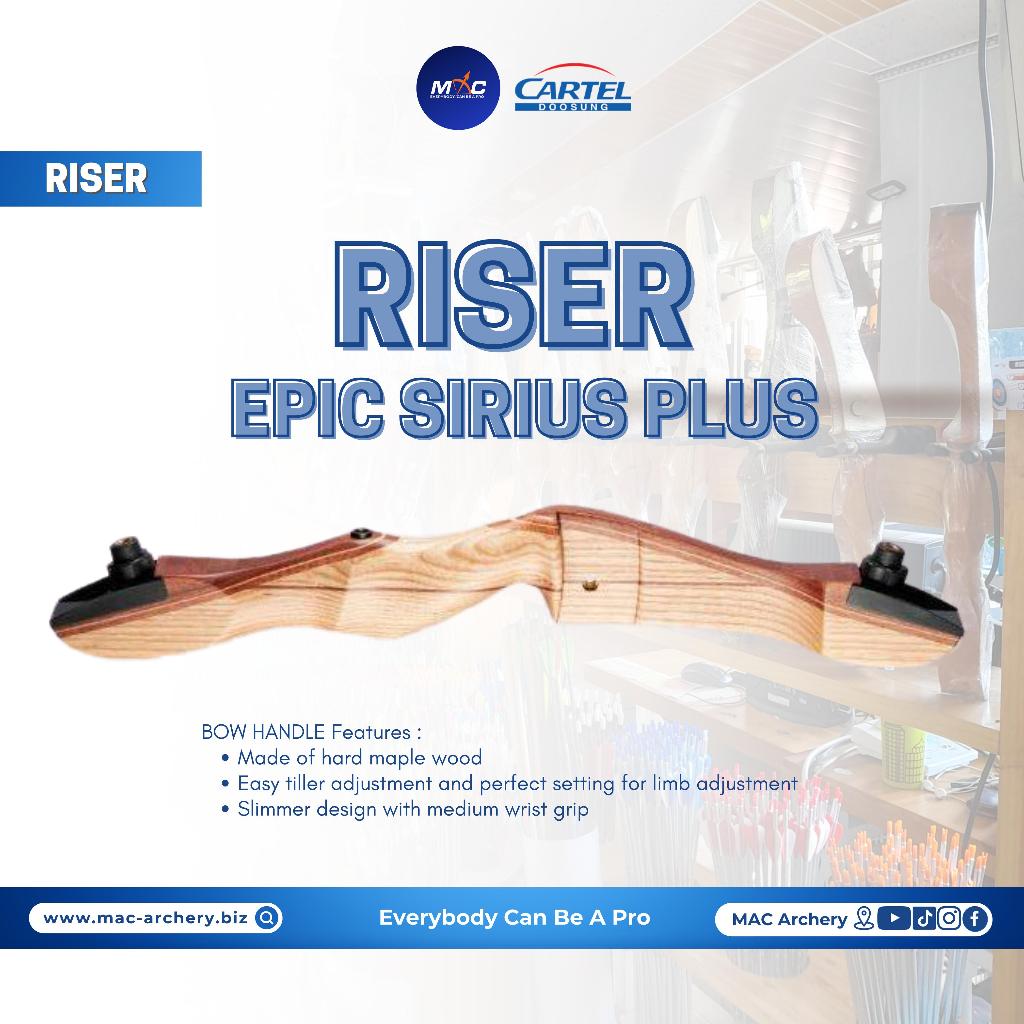 Riser Handle Cartel Sirius Plus Wooden Riser RH