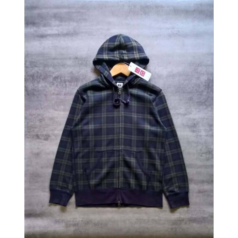 UNIQLO - Hoodie Zipper Tartan