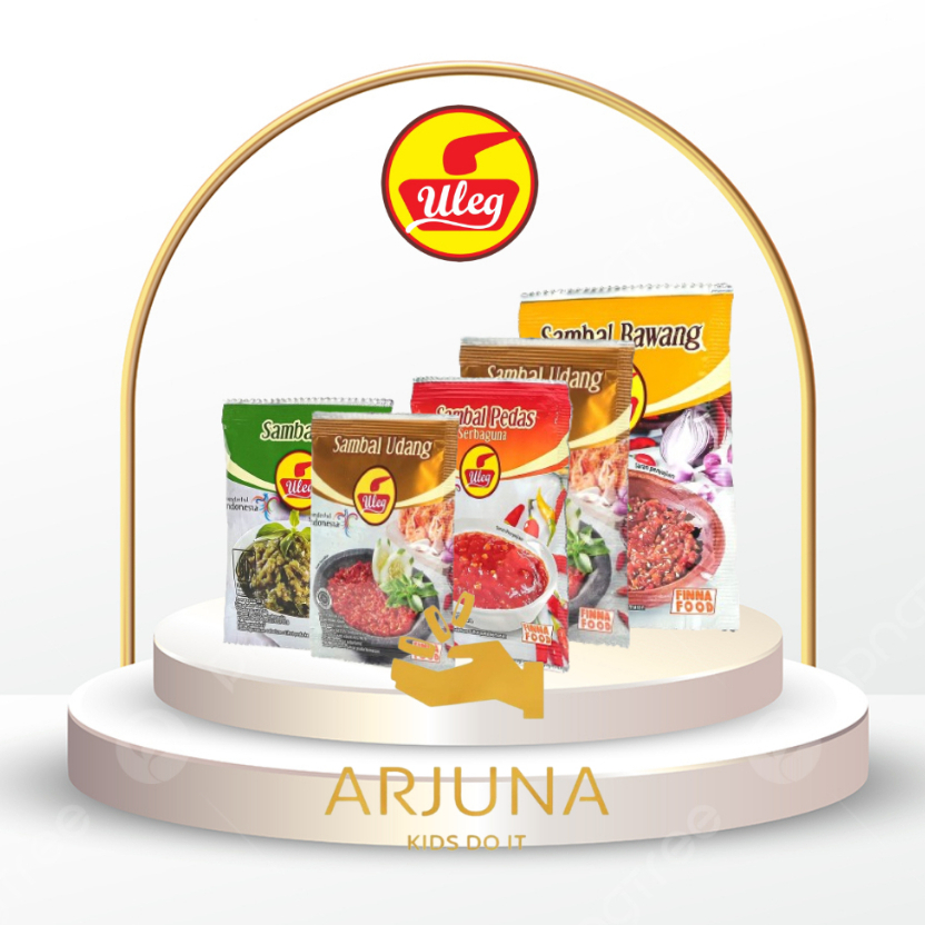 

ARJUNA Sambal Uleg Renceng 1 renceng isi 10 sachet x 18 gram KT2