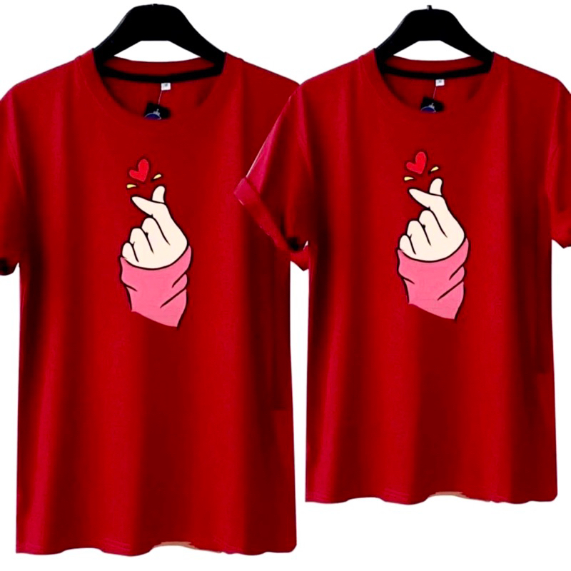 Kaos Sarangheo Unisex S-XXL Big Size Jumbo & Size Anak 2-10tahun Pakaian Atasan Blouse Fashion Baju 
