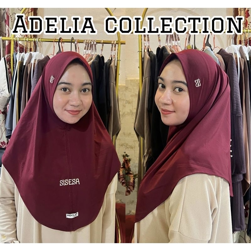 Bergo Malay bergo antem bordir SS sisesa hijab instan