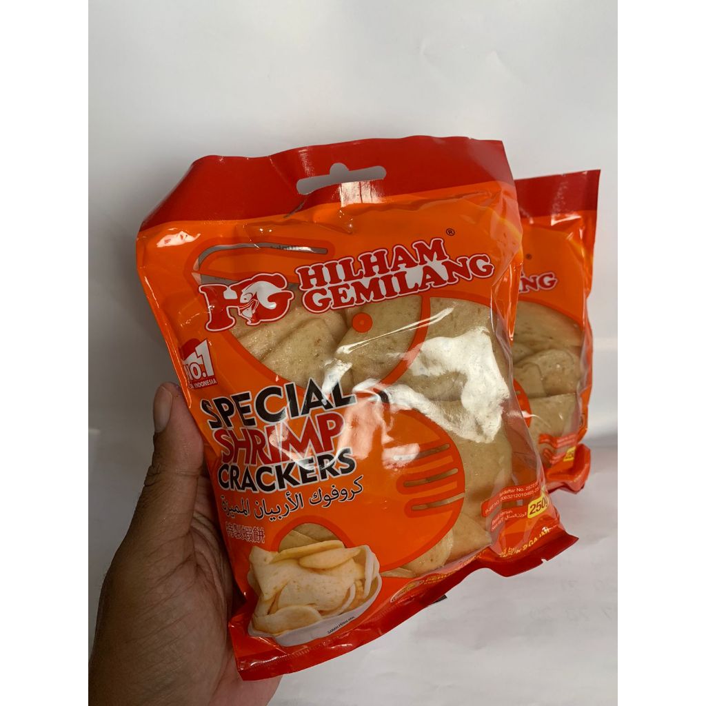 

Hilham Kerupuk Udang Extra Gurih Khas Indramayu 250gr