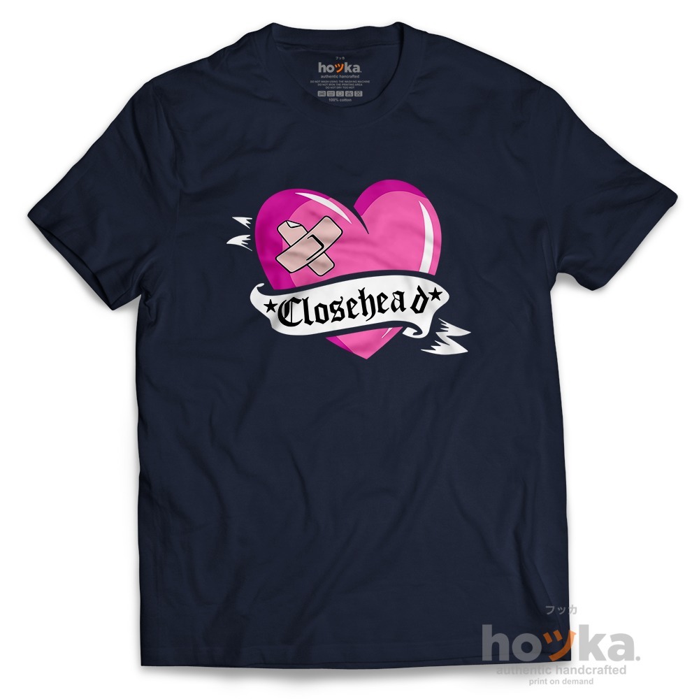 Kaos CLOSEHEAD HOOKA Distro Premium Kaos Band Pop Punk CLOSEHEAD