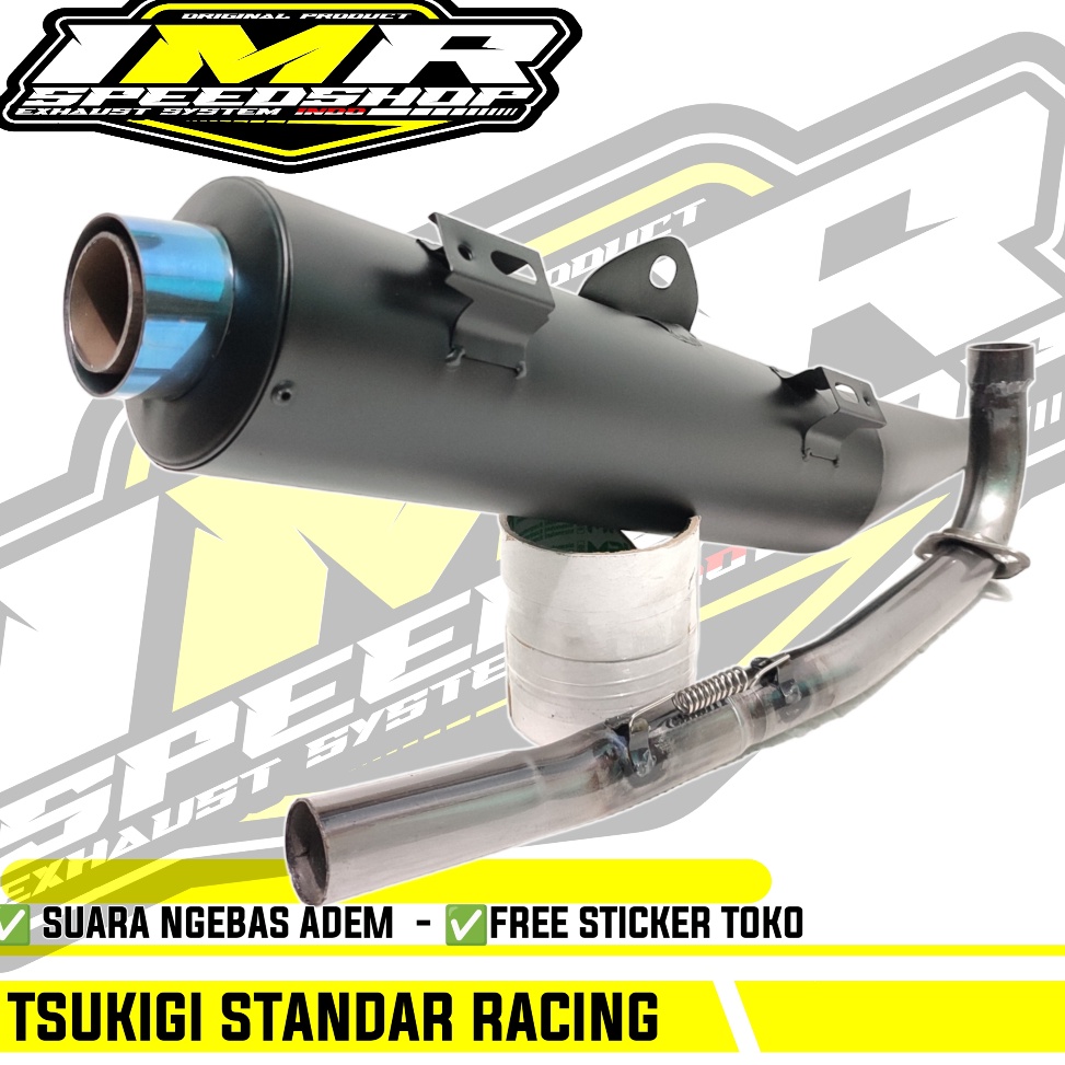 KNALPOT TSUKIGI STANDAR RACING JUPITER Z Z1 VEGA R ZR RR LAMA CRYPTON JUPITER MX 135 OLD NEW MX KING