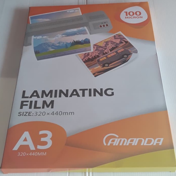 

KODE U65Q Amanda Plastik Laminating A3 1 Micron
