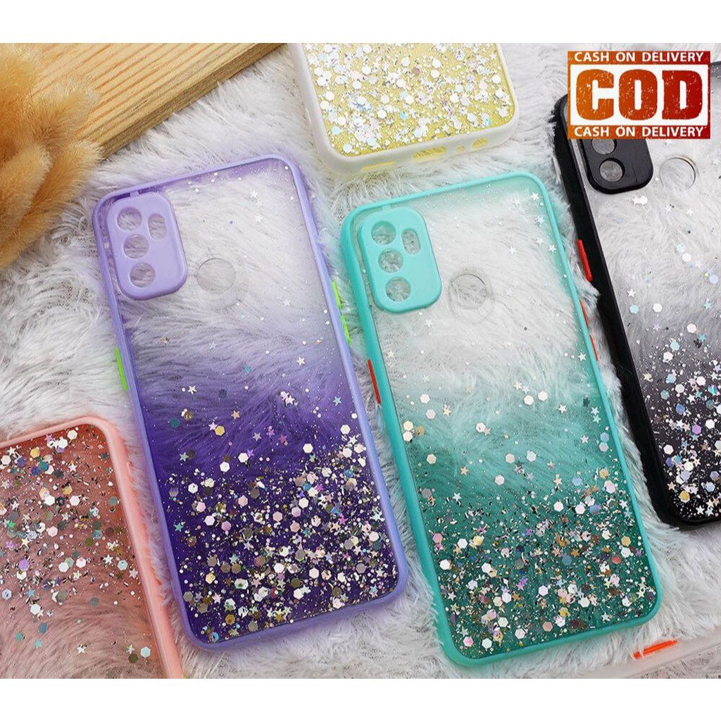 Case Dove Glitter Bling Star Light Candy CAmera Macaron,Oppo A55 4G, Oppo A59, Oppo A72, Oppo A74 4G