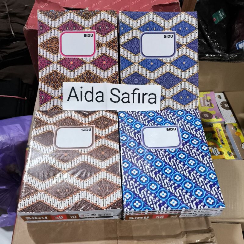 

BUKU TULIS SIDU ISI 58 MOTIF BATIK DAN GAMBAR