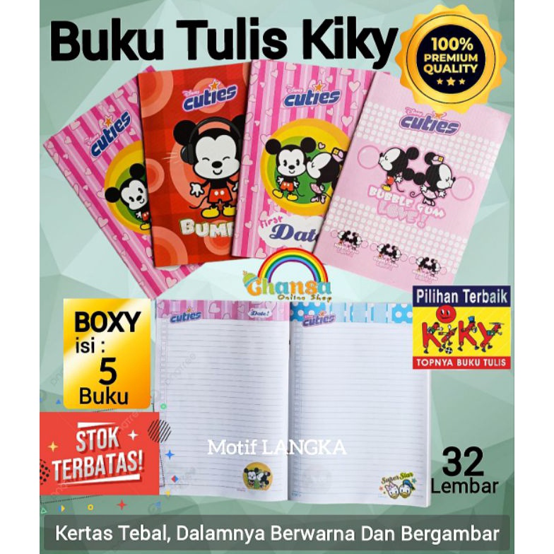 

KODE T25X Buku Kiky Berwarna dan Gambar Buku Tulis Kiky 38 Lembar Buku Tulis Murah Buku Tulis Campus Buku Campus Buku Tulis Boxy Buku Tulis Panjang Buku Warna Buku Tulis Kiky Berwarna Bermotif 1 Pack