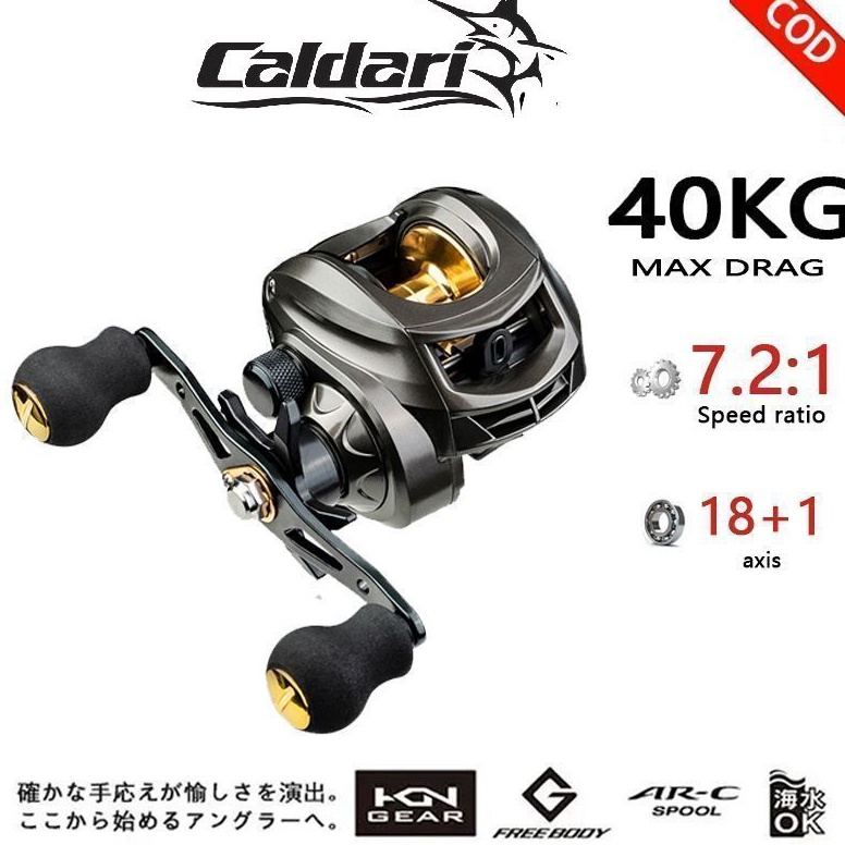 Indonesia spot pancing putar Lure fishing AK2 4KG 721 gulungan pancingan reel pancing baitcasting re