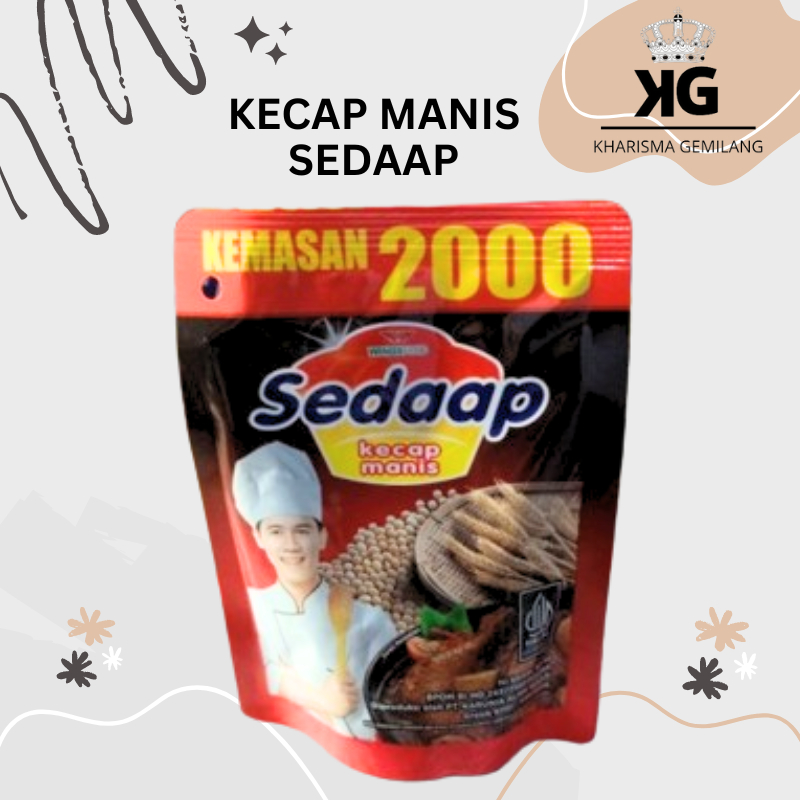 

KECAP SEDAAP - (1 PCS) KECAP SEDAP MANIS REFF 60ML Kecap Manis Saset Sachet