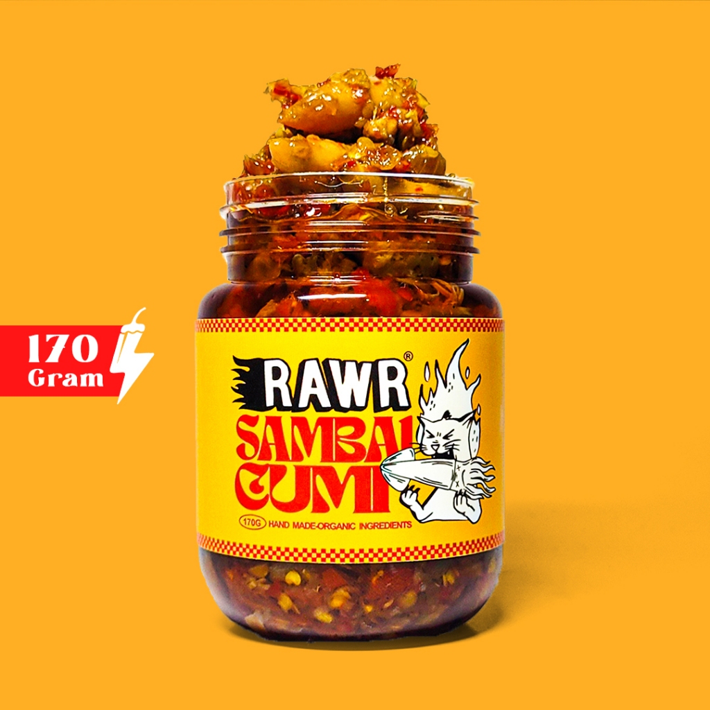 

HG Rawr Sambal - Paket Hemat Combo 4 Sambal Cumi/Bawang/Cakalang/Ijo Teri
