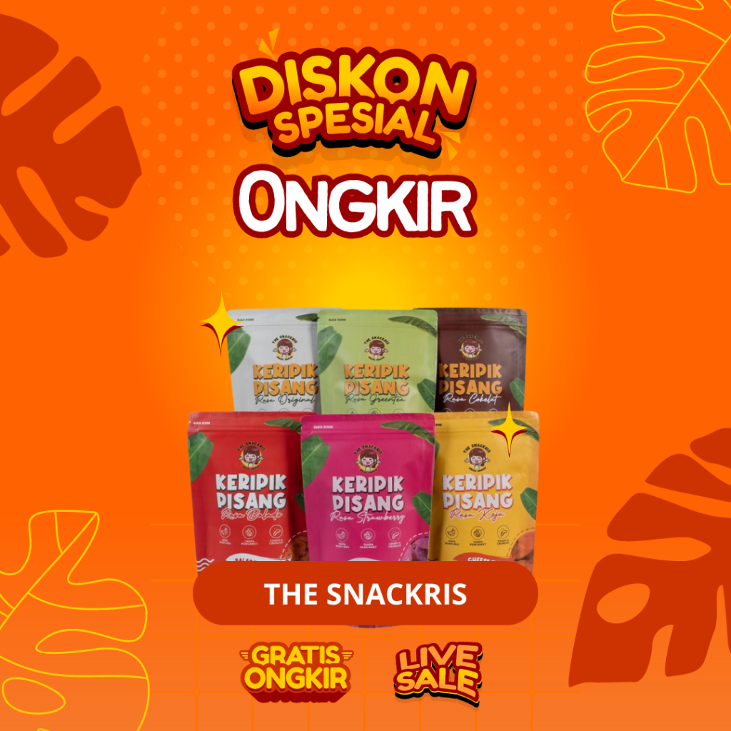 

The Snackris Keripik Pisang Cokelat Keripik Pisang Manis Gurih Enak Dan Asin