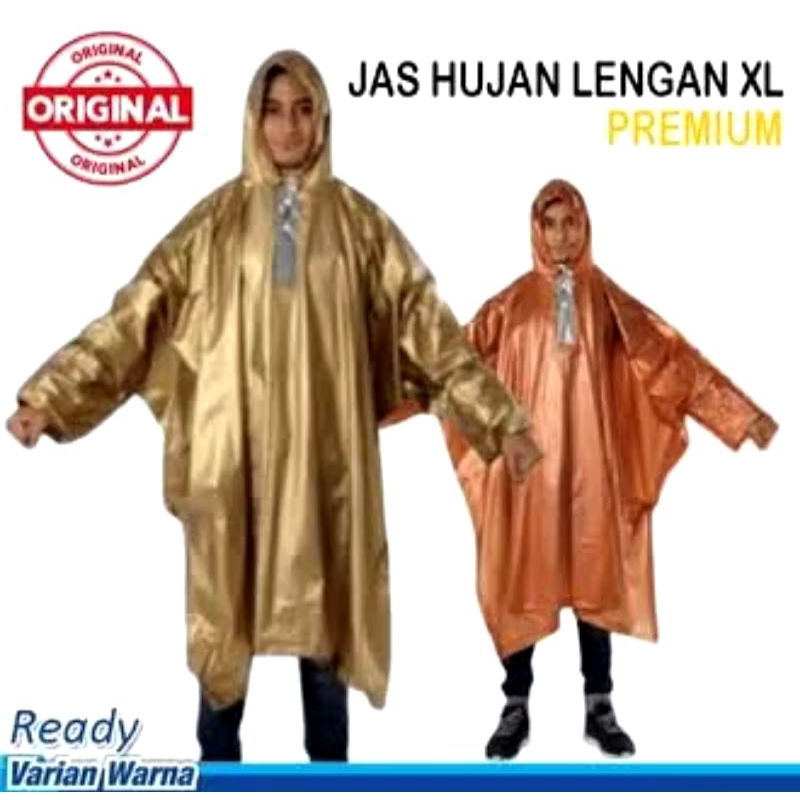 mantel hujan Ponco lengan merek ibex