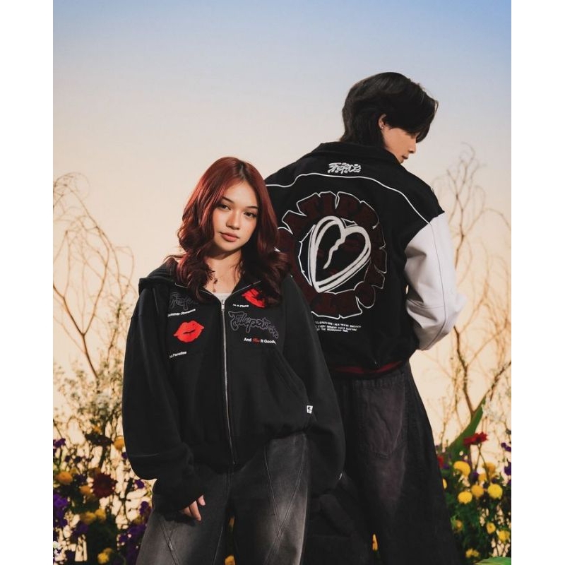[ORIGINAL] PREFACE X TELEPATI.CHE Heatwave Smooch Varsity Jacket || Summer Romance Zip Hoodie || Sum
