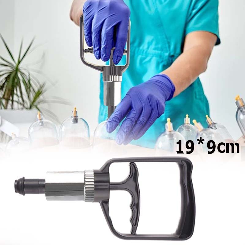 Pompa Bekam Washable Pompa Alat Bekam Alat Bekam Manual Pompa Bekam Kangzhu Kop Angin Bekam