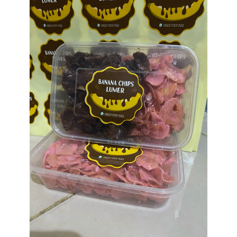 

BANANA CHIPS PISANG KRISPI KERISPI LUMER MIX COKLAT STRAWBERRY 500ml FULL