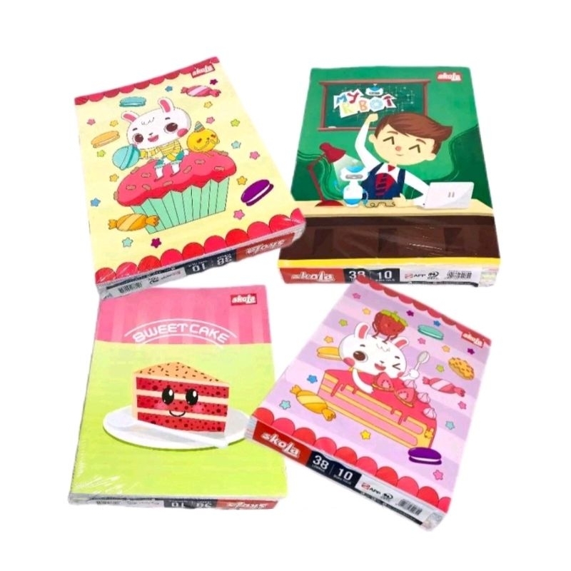 

buku tulis skola 38 lembar/ buku sekolah isi 10 pack