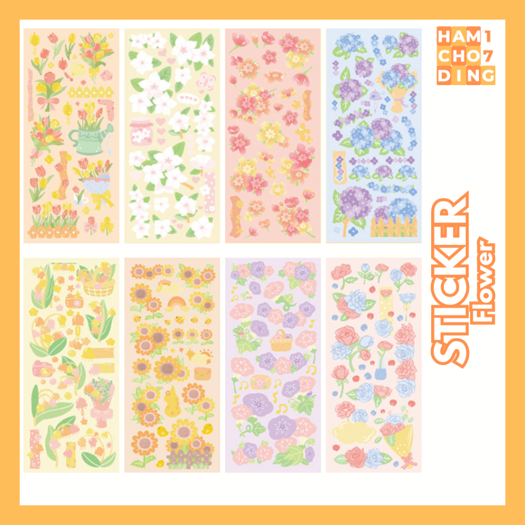 

STICKER FLOWER FOR PHOTOCARD PC DECO