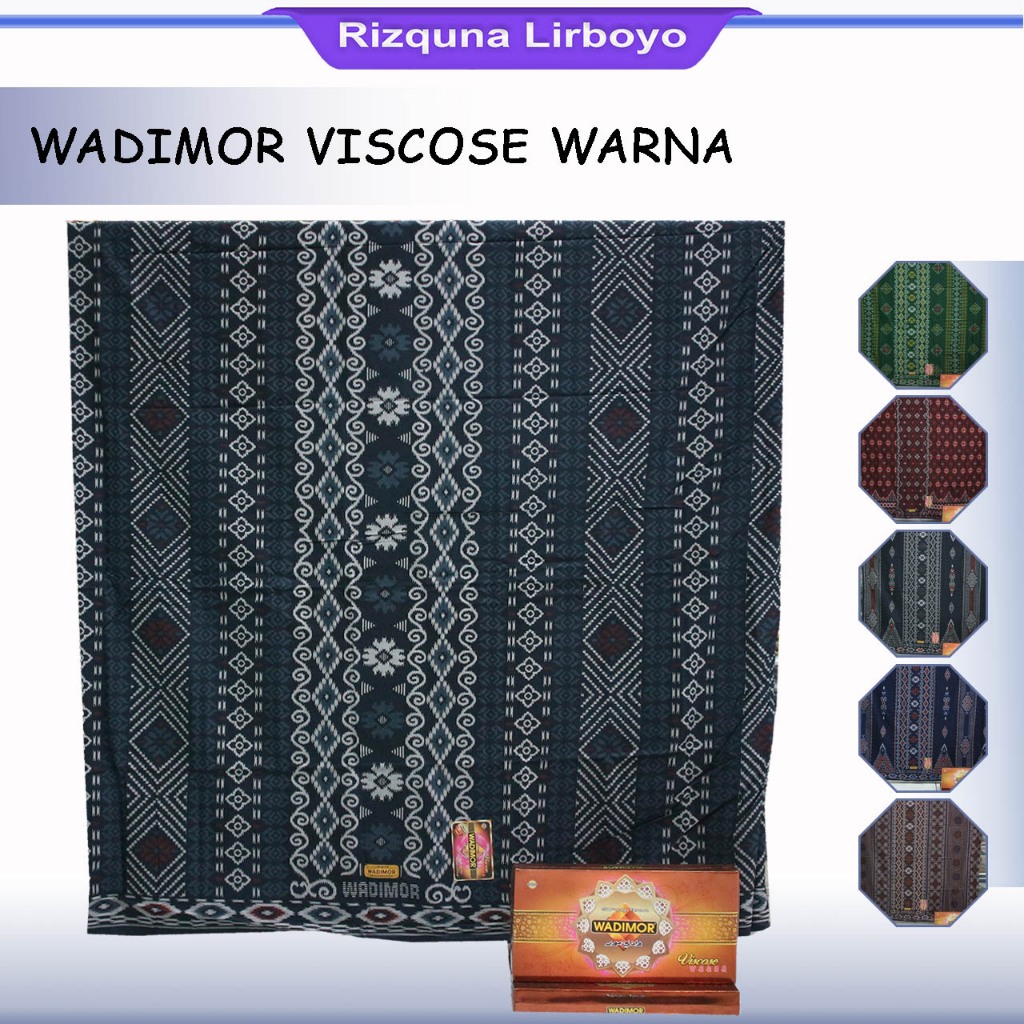 Sarung Pria WADIMOR Motif Viscose VISCOSE WARNA