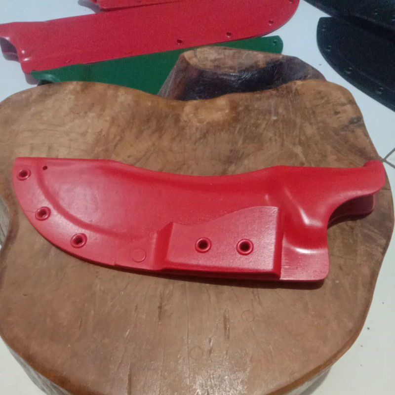 Sarung pisau PVC tramontina seset kulit lengkung 24606/086