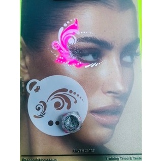 

KODE D63Q Facepainting Stencil Ukuran 4mm by SecondSkin