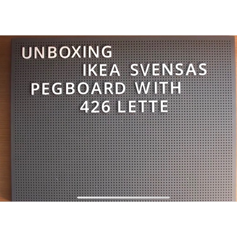 

SPESIAL SVENSAS Papan berlubang dengan huruf merah muda 3x4 cm Papan notes papan putih papan gantung memo