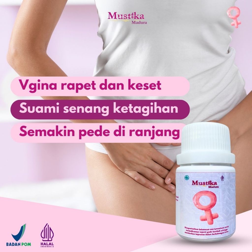 Mustika Madura Perapat Miss V Wanita Permanen Penghilang Keputihan Pelancar Haid BPOM