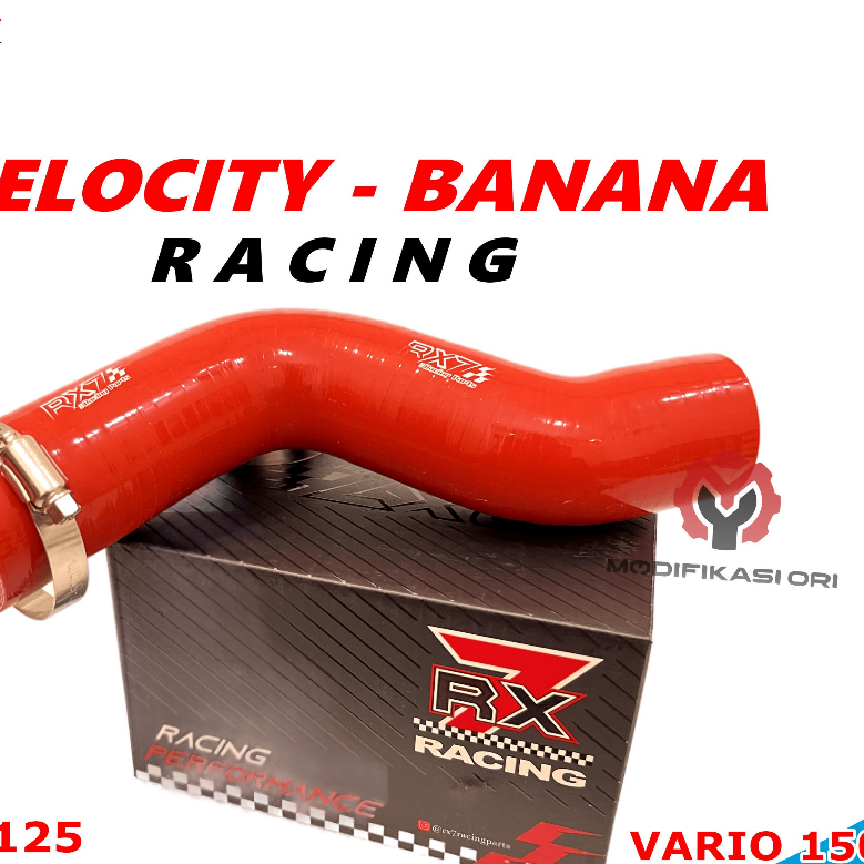 Velocity Banana Rubber Vario 125 Vario 150 Ukuran Tb Standar dan Tb Racing Rx7 Racing BANANA RACING