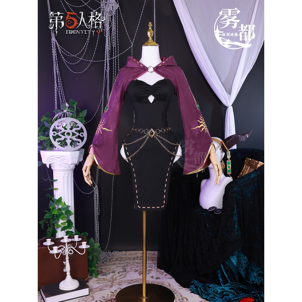 【wudu】 Identity V cosplay Priestess cosplay costume and Priestess wig