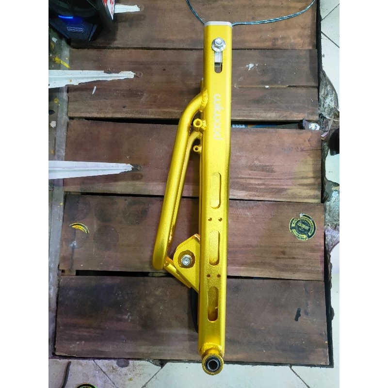 swing arm satria fu rep bpro wrna gold fullset tinggal pasang