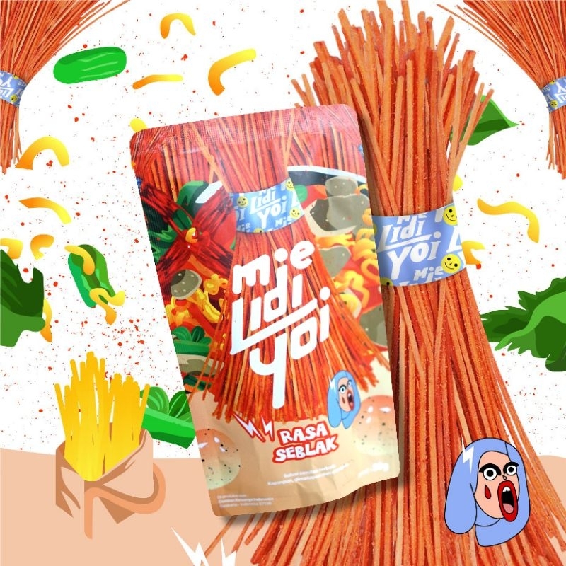 

CEKELIN | MIE LIDI YOI | CEMILAN ENAK | SNACK RENYAH 50gr