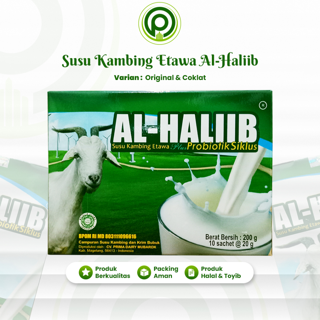 

Susu Kambing Etawa Al-Haliib Tinggi Kalsium Untuk Tulang Berkualitas Kaya Manfaat