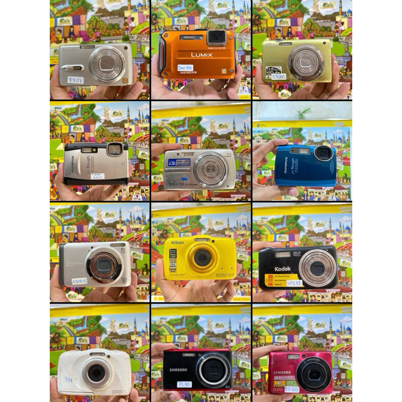 Kamera Digital Pocket Sony Samsung Nikon Lumix Canon Nikon Casio Kodak Yasicha BenQ Second Berkualit