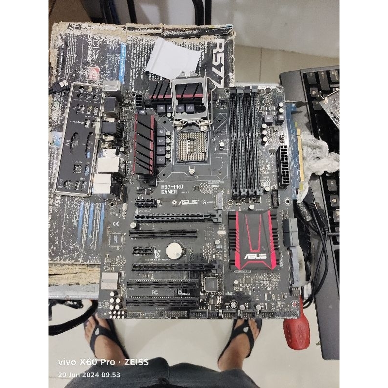 mainboard Asus h97 gamer ddr3 socket 1150