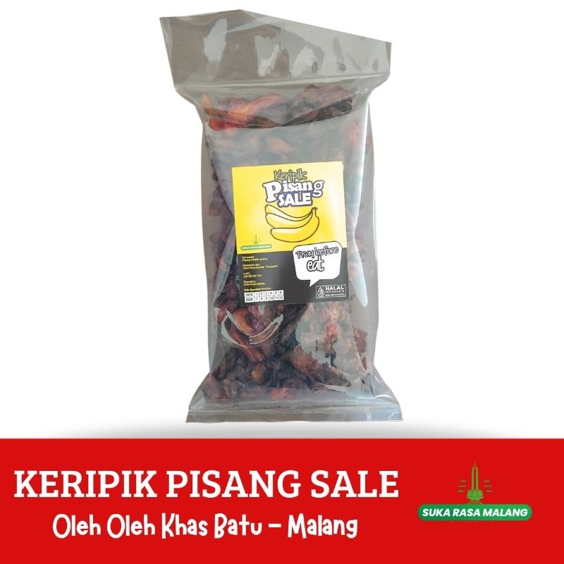 

Kripik Sale Pisang khas Trenggalek 500 gr Free kardus packing