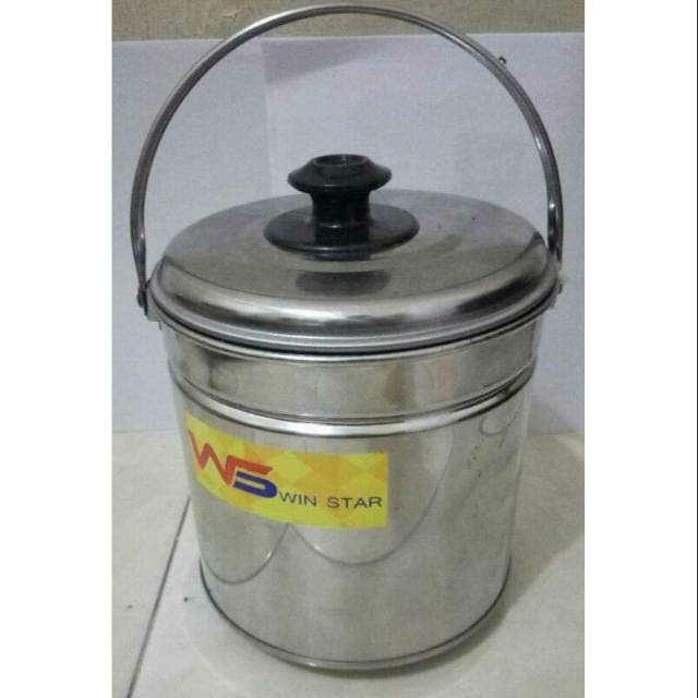 Rantang soto/ rantang tunggal/ rantang stenlis MINI, SEDANG, BESAR