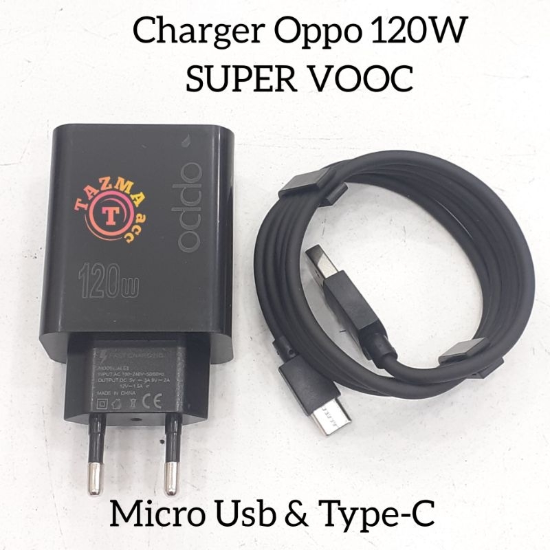 Charger Oppo 120W Super VOOC Travel Charger Casan OPPO 120W
